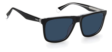 Men Polaroid Sunglasses: PLD 2102/S/X - Black Crystal - SpecSMART Eye Clinic (Diagonal View)
